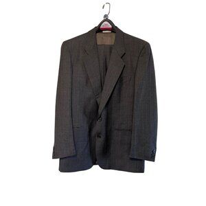 Gilberto Doardi Mens Italian Wool Suit Gray 2-Piece Set Size 51